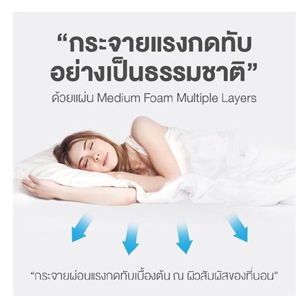 ที่นอน 3.5 ฟุต DUNLOPILLO HAVEN พร้อมชุดเครื่องนอน 7 ชิ้น_7