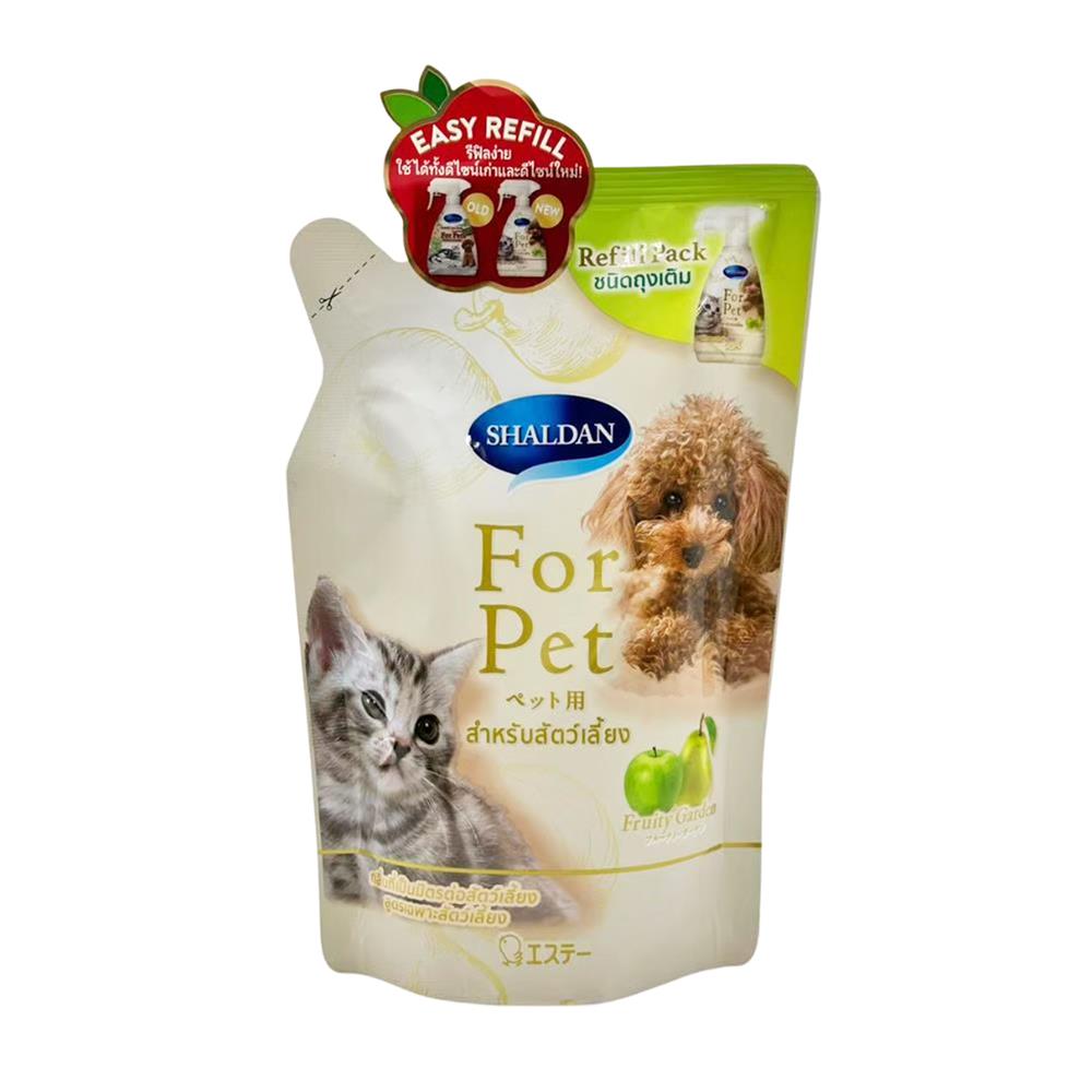รีฟิลสเปรย์ขจัดกลิ่นสำหรับสัตว์เลี้ยง SHALDAN เซ้นท์แอนด์แคร์ ฟรุตตี้การ์เดน 330 มล.