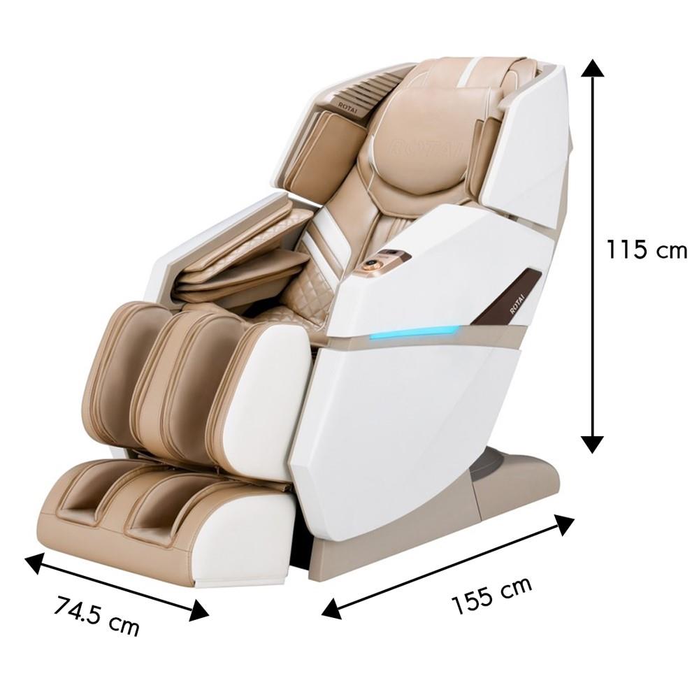 เก้าอี้นวดไฟฟ้า AMAXS PRINCESS สีขาว