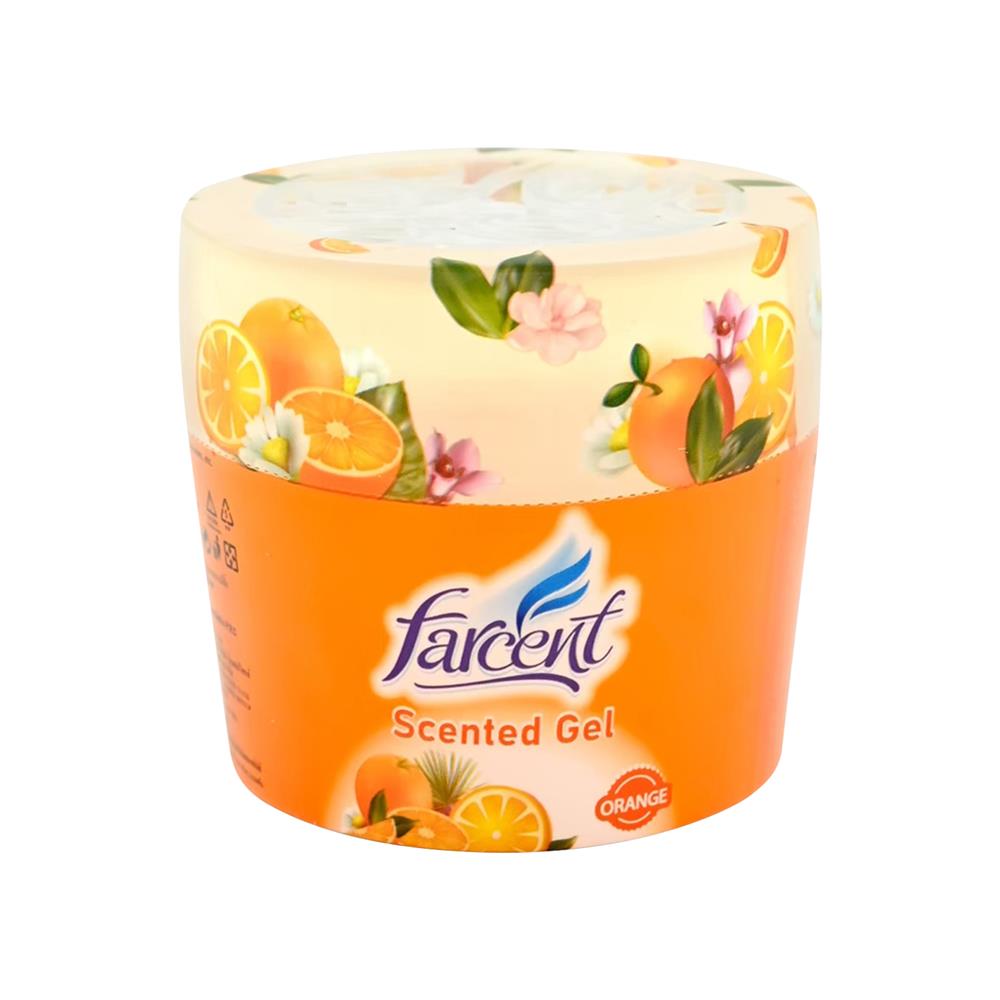 เจลปรับอากาศ FARCENT CITRUS ORANGE 70 กรัม แพ็ก 3 ชิ้น