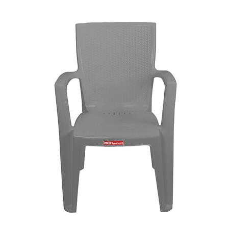 เก้าอี้พลาสติก SUPERWARE GIAVA สีเทา_1