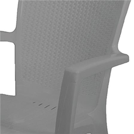 เก้าอี้พลาสติก SUPERWARE GIAVA สีเทา_3