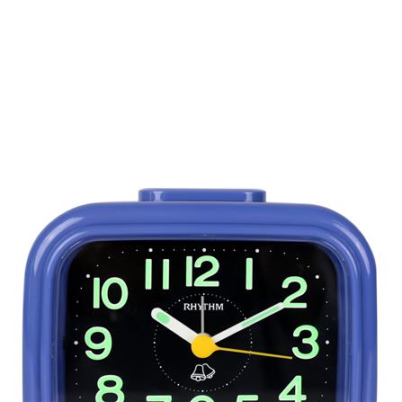 นาฬิกาปลุกพลาสติก RHYTHM 4RA888-R04 4.5 นิ้ว สีฟ้า_1