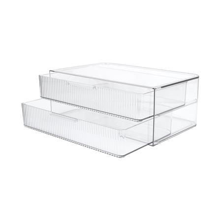 กล่องจัดเก็บเครื่องสำอาง STACKO BREIS 31.4x20.3x12.3 ซม. สีใส_3