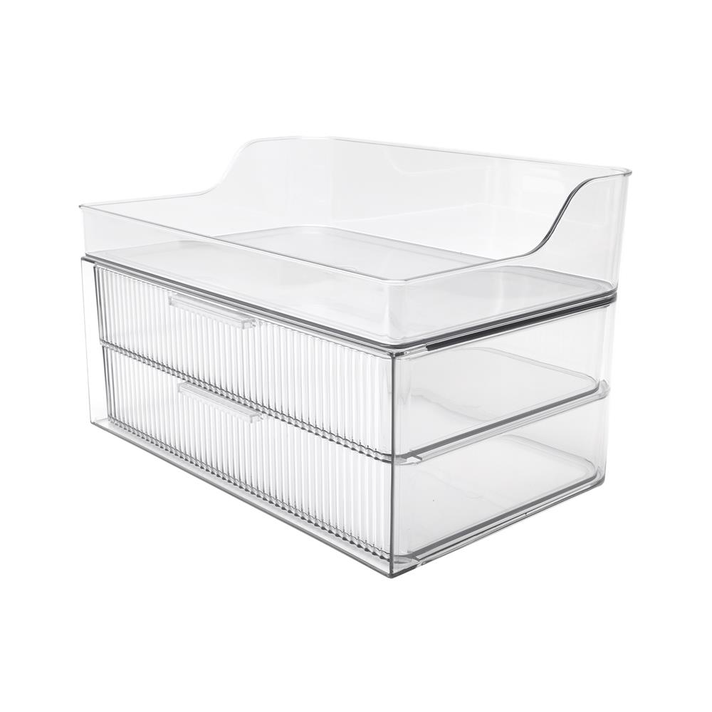 กล่องจัดเก็บเครื่องสำอาง STACKO BREIS 31.4x20.3x19.3 ซม. สีใส_0