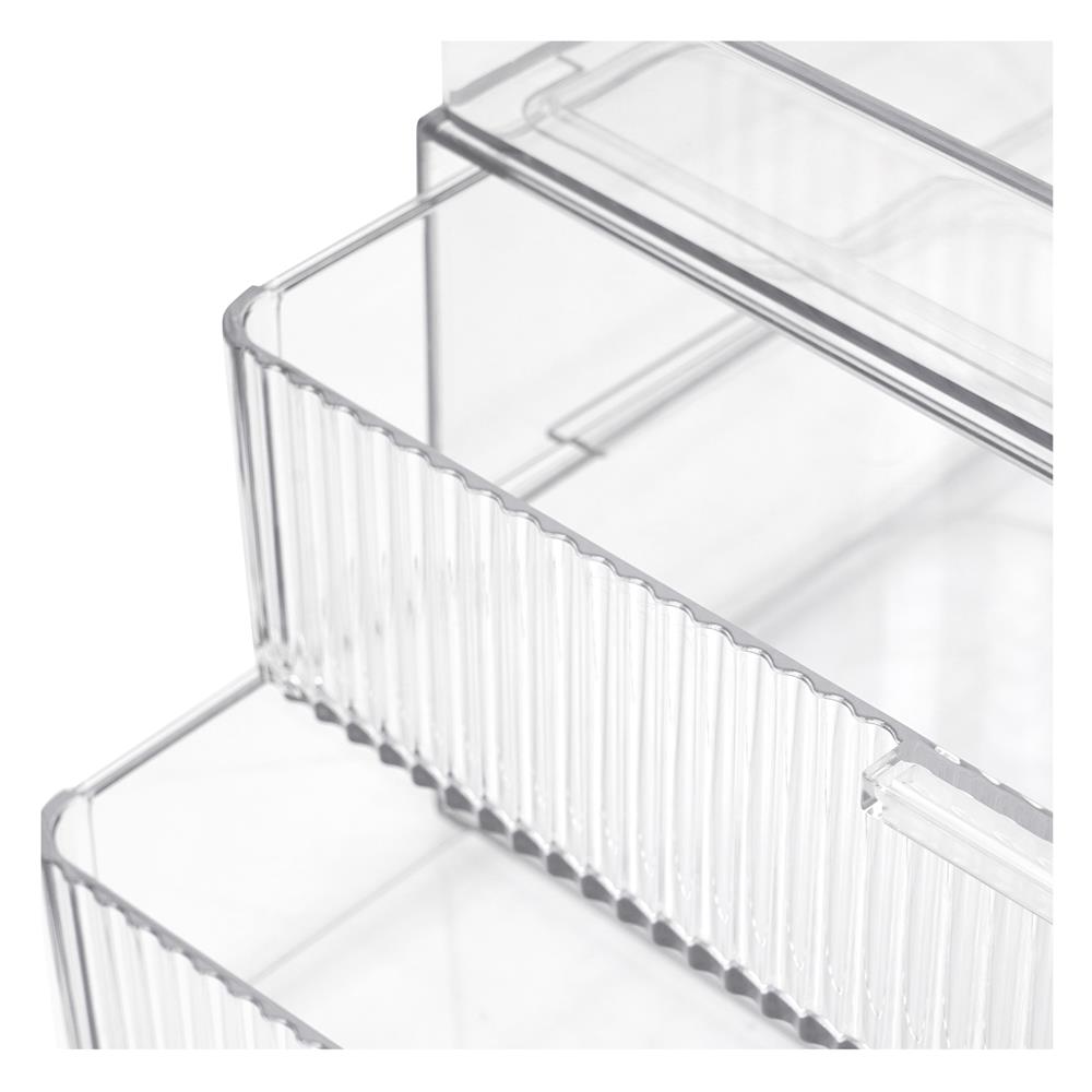 กล่องจัดเก็บเครื่องสำอาง STACKO BREIS 31.4x20.3x19.3 ซม. สีใส