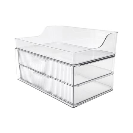 กล่องจัดเก็บเครื่องสำอาง STACKO BREIS 31.4x20.3x19.3 ซม. สีใส_1