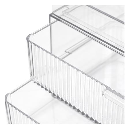 กล่องจัดเก็บเครื่องสำอาง STACKO BREIS 31.4x20.3x19.3 ซม. สีใส_3