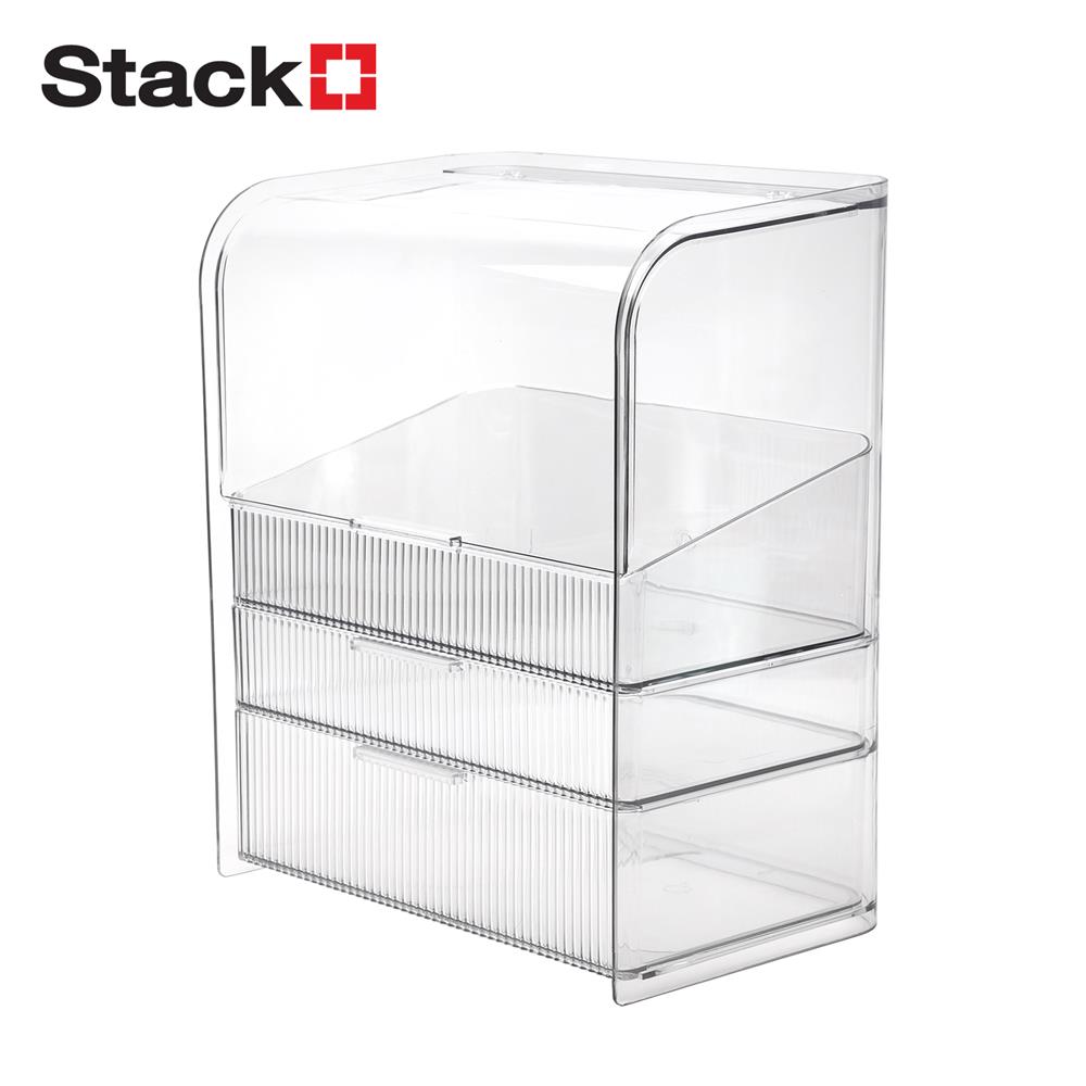 กล่องจัดเก็บเครื่องสำอาง STACKO BREIS 31.2x20x37.8 ซม. สีใส_0