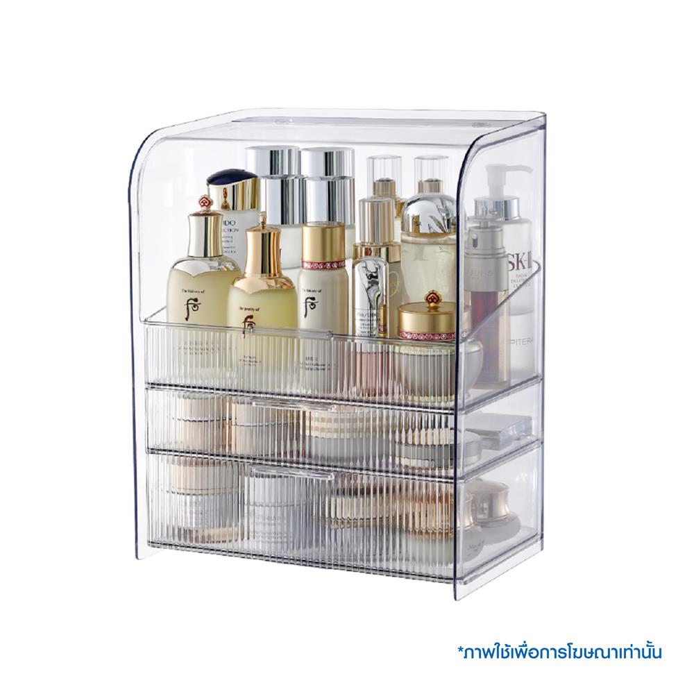 กล่องจัดเก็บเครื่องสำอาง STACKO BREIS 31.2x20x37.8 ซม. สีใส