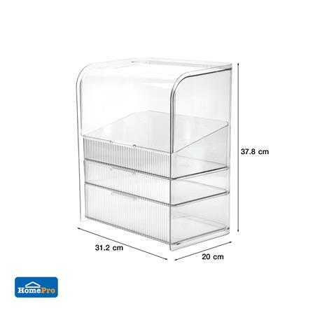 กล่องจัดเก็บเครื่องสำอาง STACKO BREIS 31.2x20x37.8 ซม. สีใส_9