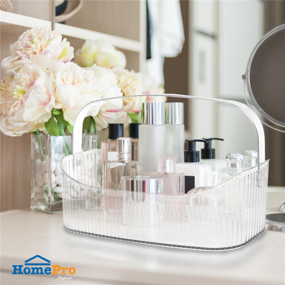 ถาดจัดเก็บเครื่องสำอาง STACKO BREIS 30.1x11.7x10.2 ซม. สีใส