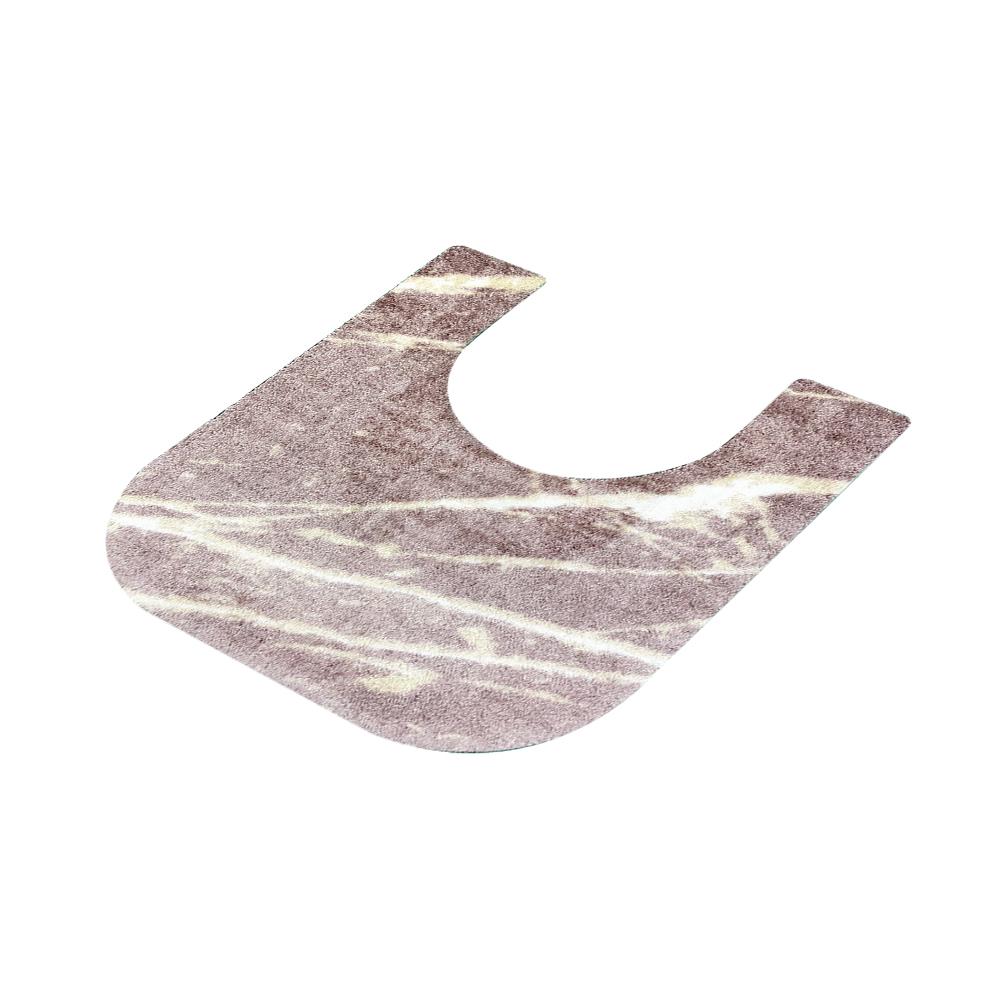 พรมห้องน้ำ PRAW DE MARBLE PINK 62X70 ซม. สีชมพู