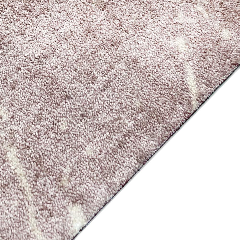 พรมเช็ดเท้าดักฝุ่น PRAW DE MARBLE PINK 120X180 ซม. สีชมพู