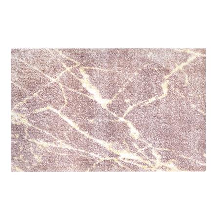 พรมเช็ดเท้าดักฝุ่น PRAW DE MARBLE PINK 120X180 ซม. สีชมพู