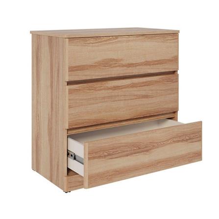 ตู้ลิ้นชัก 3 ลิ้นชัก KONCEPT TIMBUR 19215562 80 ซม. สีลินด์เบิร์กโอ๊ค_2