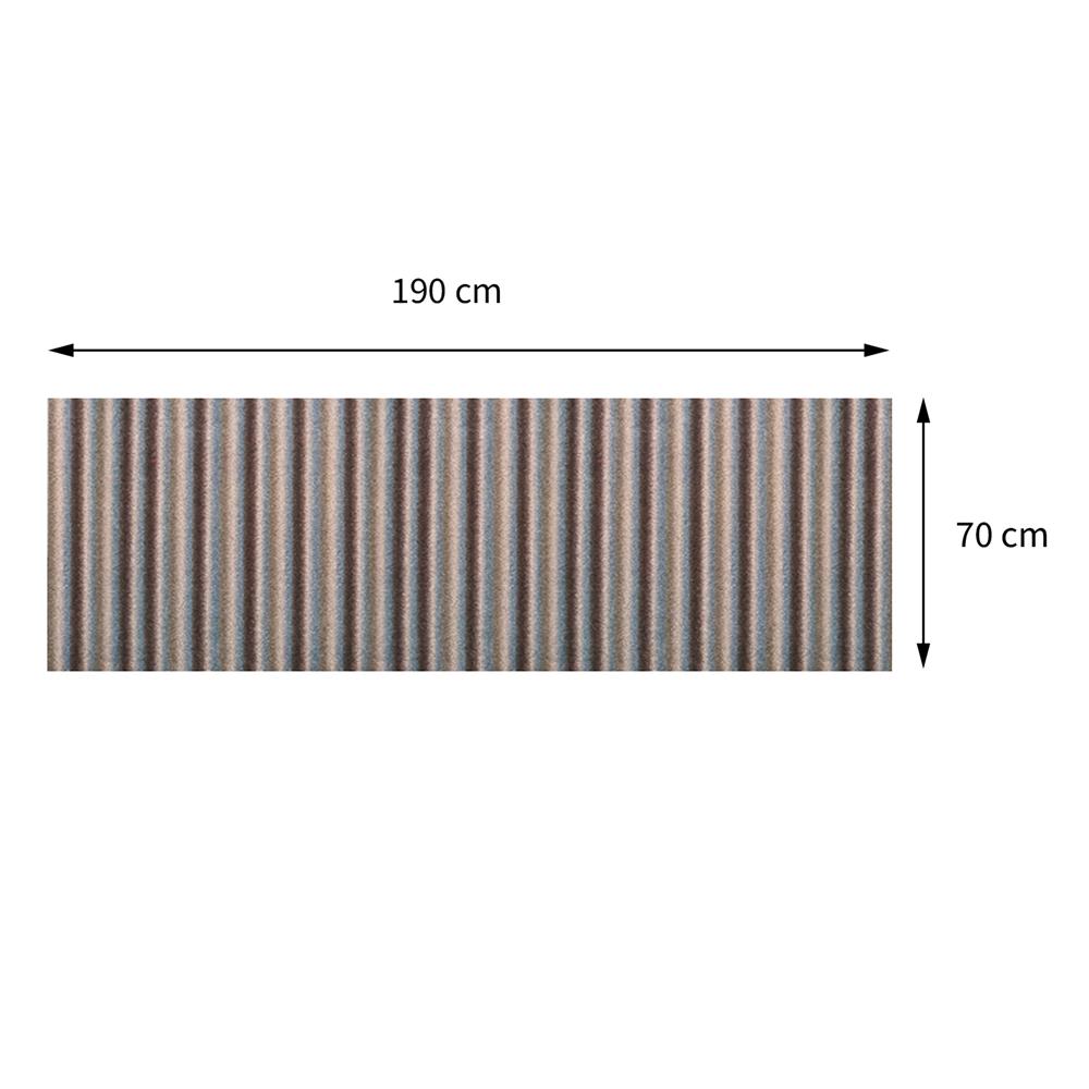 พรมเช็ดเท้าดักฝุ่น PRAW DE 70X190 ซม. สีเทา/น้ำตาล