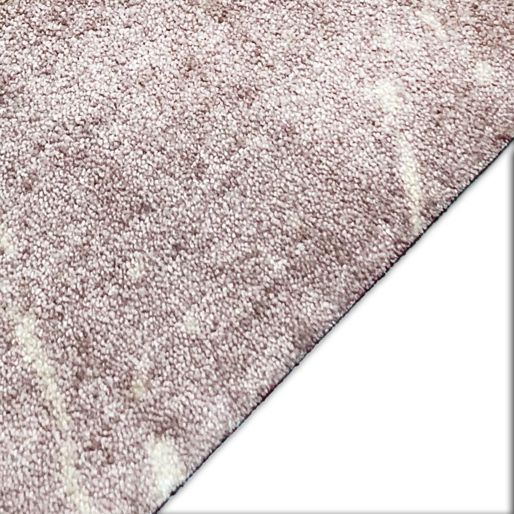 พรมเช็ดเท้าดักฝุ่น PRAW DE MARBLE PINK 50X75 ซม. สีชมพู