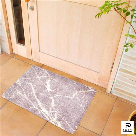 พรมเช็ดเท้าดักฝุ่น PRAW DE MARBLE PINK 50X75 ซม. สีชมพู_7