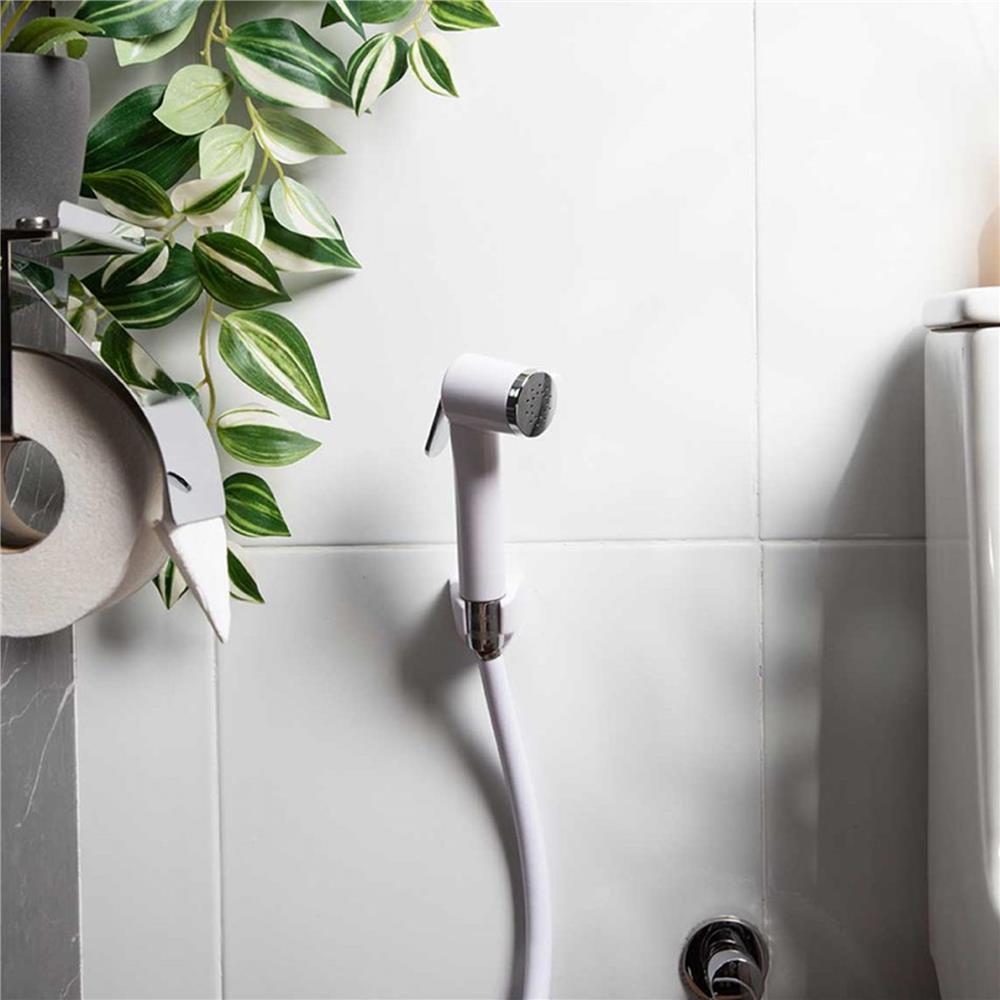 สายฉีดชำระครบชุด RASLAND RA H811-H147 สีขาว