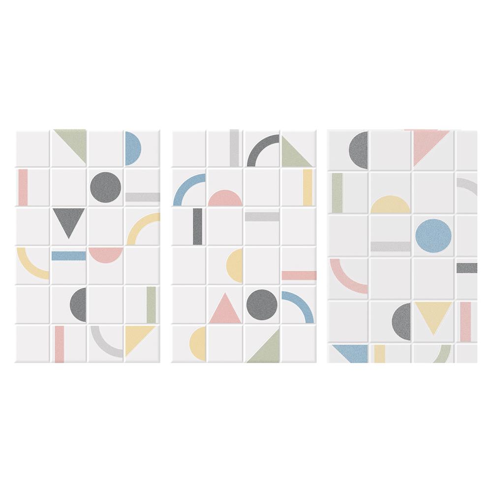 กระเบื้องผนัง 25x40 ซม. COTTO จอยฟูล เดคโค่ HYG PM 1 ตร.ม.