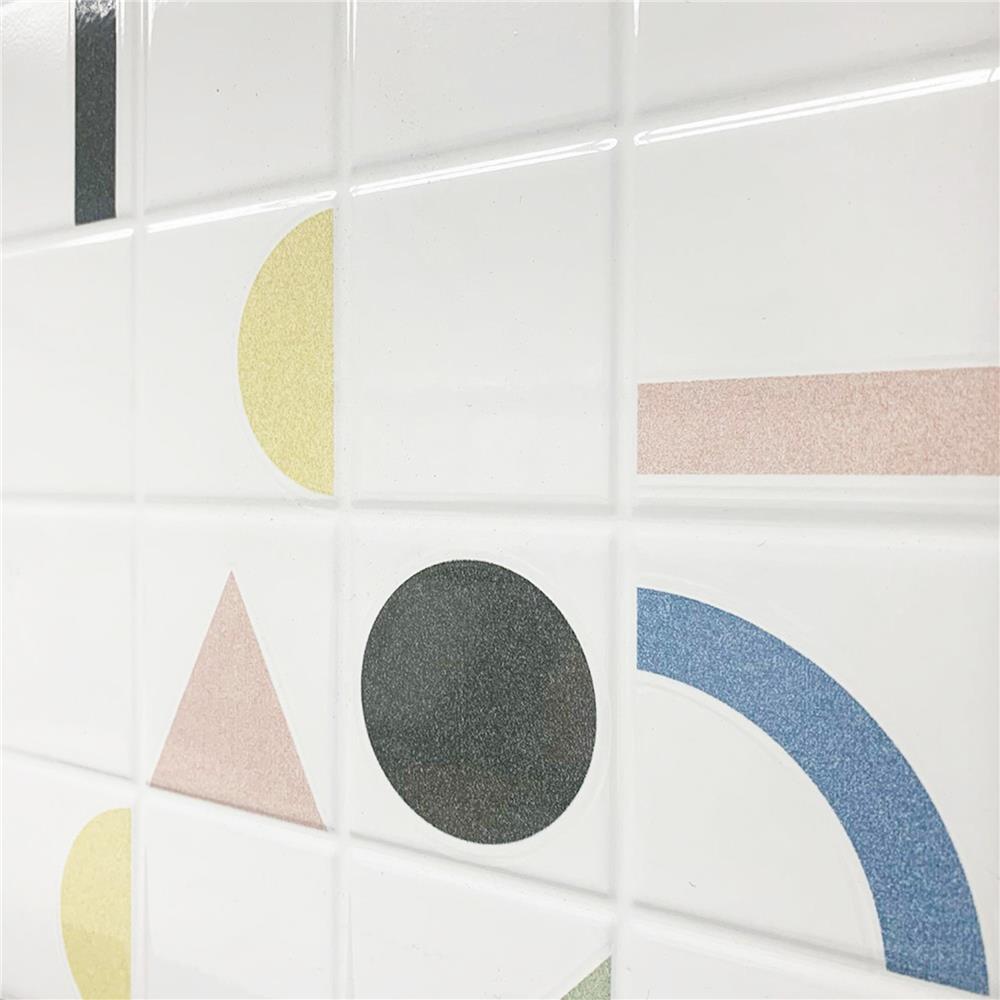 กระเบื้องผนัง 25x40 ซม. COTTO จอยฟูล เดคโค่ HYG PM 1 ตร.ม.