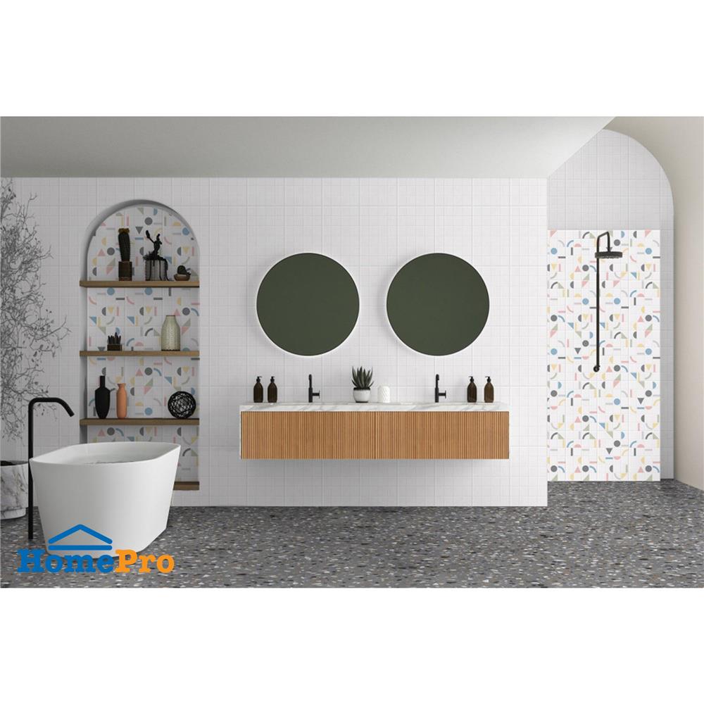 กระเบื้องผนัง 25x40 ซม. COTTO จอยฟูล เดคโค่ HYG PM 1 ตร.ม.