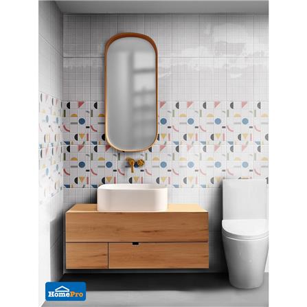 กระเบื้องผนัง 25x40 ซม. COTTO จอยฟูล เดคโค่ HYG PM 1 ตร.ม._3