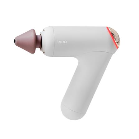 ปืนนวดกล้ามเนื้อ BREO MASSAGUN 7 สีครีม