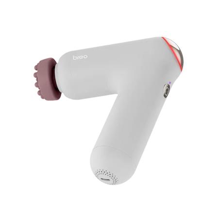 ปืนนวดกล้ามเนื้อ BREO MASSAGUN 7 สีครีม_1