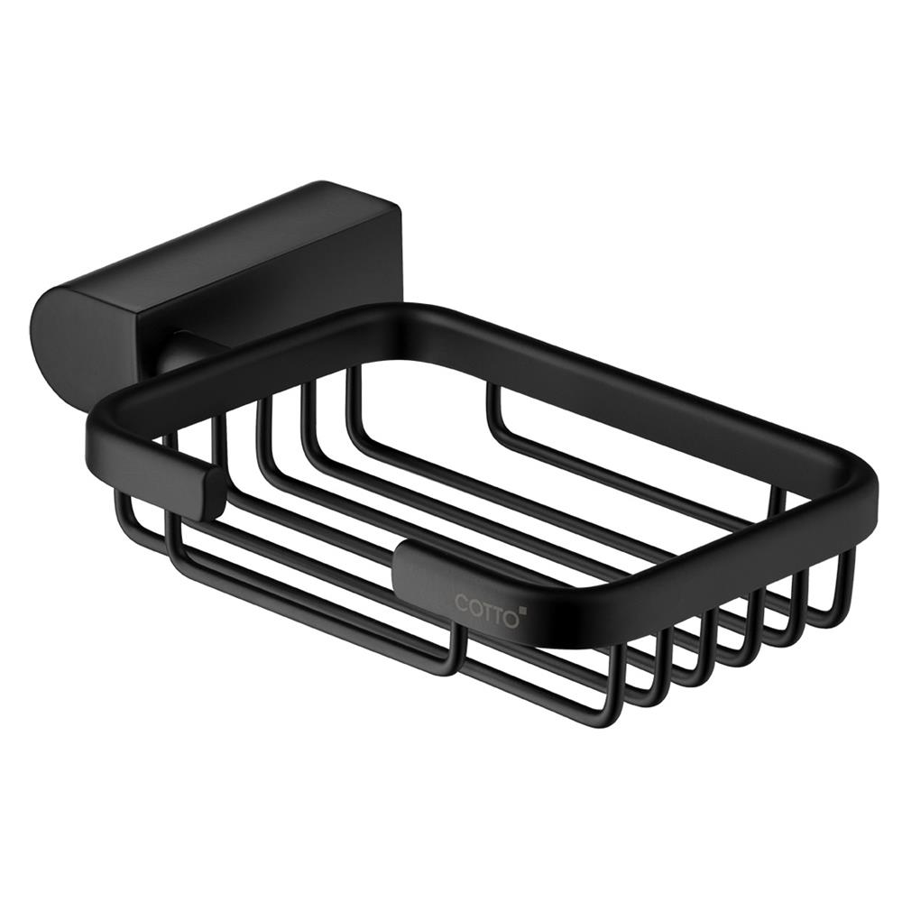 ที่ใส่สบู่ COTTO CT0282(BL)(HM) สีดำ