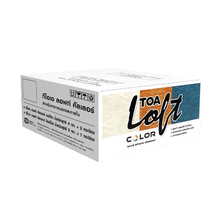 สีเท็กเจอร์ TOA LOFT COLOR ด้าน 10 กก._4
