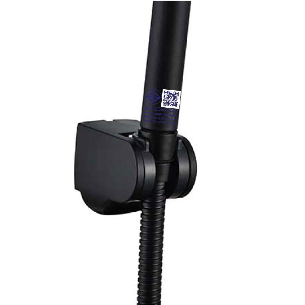 ฝักบัวสายอ่อน 1 ระดับ RASLAND RA BK-D411-DBK สีดำ