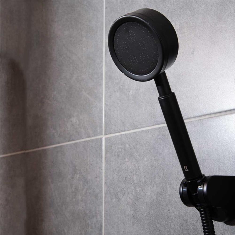 ฝักบัวสายอ่อน 1 ระดับ RASLAND RA BK-D411-DBK สีดำ