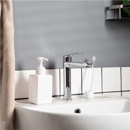 ก๊อกอ่างล้างหน้าเดี่ยว RASLAND RA A121-A512 สีเงิน_1