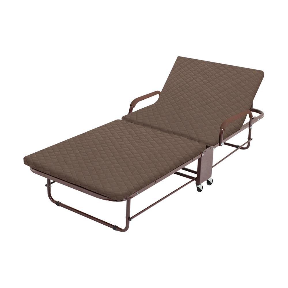 เตียงพับพร้อม TOPPER THAIBULL OLT235-90H 90X190X35 ซม. สีน้ำตาล