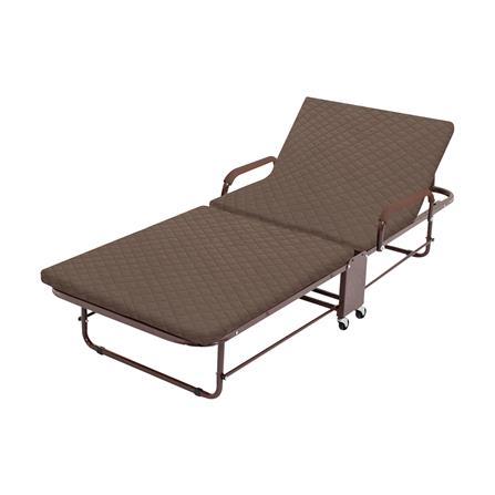 เตียงพับพร้อม TOPPER THAIBULL OLT235-90H 90X190X35 ซม. สีน้ำตาล_0