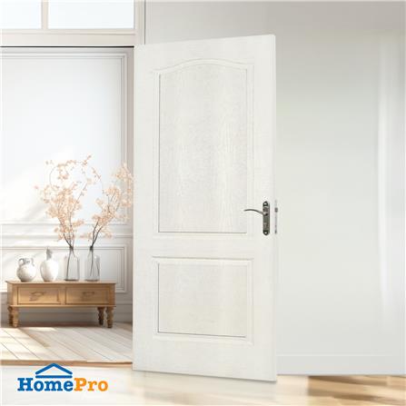 ประตูภายใน HDF AZLE MILANO202 80X200 ซม. สีรองพื้น ไม่เจาะลูกบิด_5