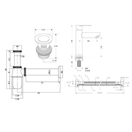 ก๊อกอ่างล้างหน้าเดี่ยวเคาน์เตอร์ DONMARK GL-5602_3