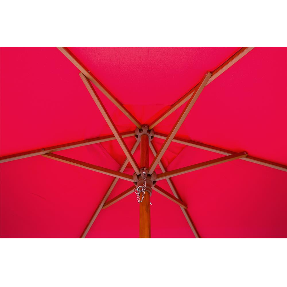 ร่มสนามกลม IVY WOOD 2.1 ม. สีแดง