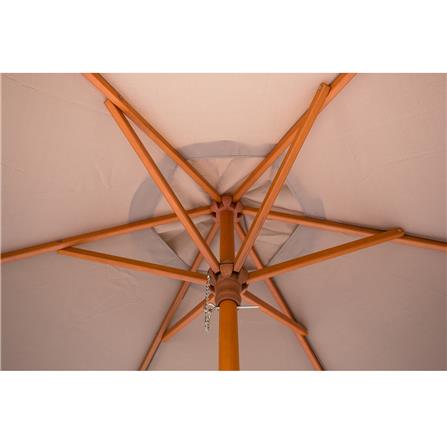 ร่มสนามกลม IVY  WOOD 2.5 ม. สีน้ำตาลอ่อน_2
