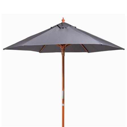 ร่มสนามกลม IVY WOOD 2.1 ม. สีเทา_0