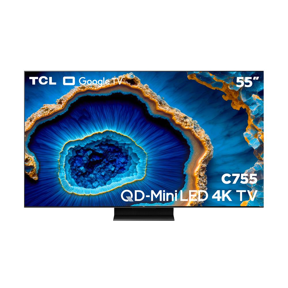 ทีวีมินิแอลอีดี 55 นิ้ว TCL (4K, MINI LED, GOOGLE TV) 55C755