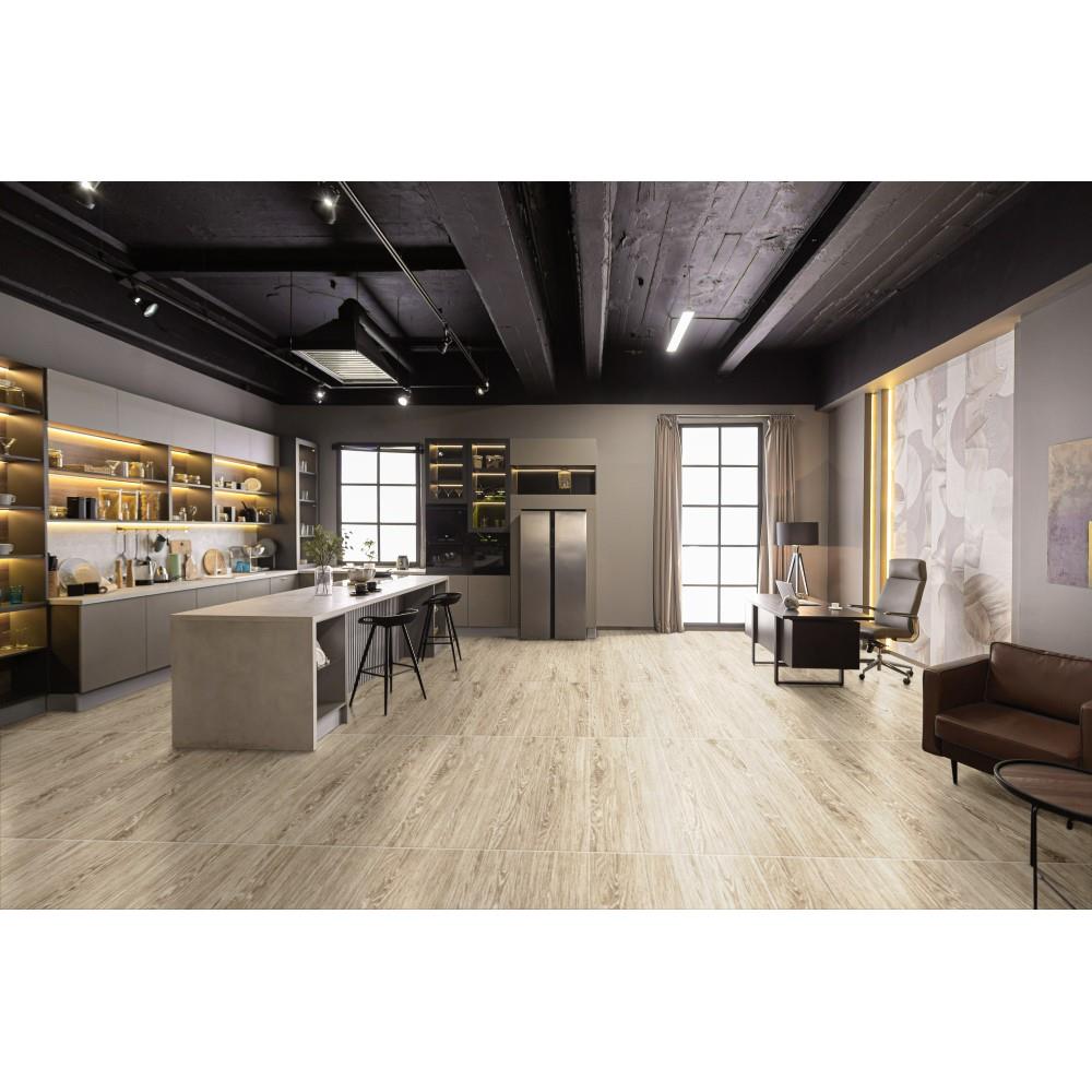 กระเบื้องพื้นพอร์ซเลน 20x120 ซม. COTTO อีลิท พาทิโอ มอลต์ เบจ HYG PM 0.96 ตร.ม.