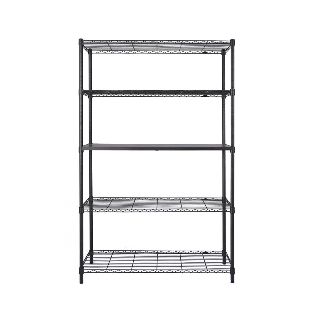 ชั้นวางของโล่ง 5 ชั้น MZG 3590150AHT501 90 ซม. สีดำ