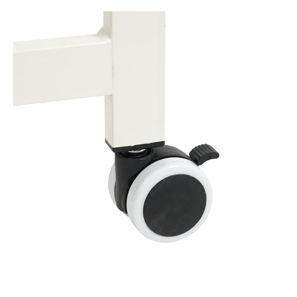 ชั้นวางของ 5 ชั้น มีล้อ STACKO SUPER 42x32x105 ซม. สีขาว