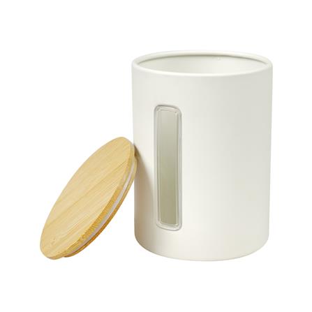 ขวดโหลกลมฝาดึง KECH HOMME 0.83 ลิตร สีขาว_2