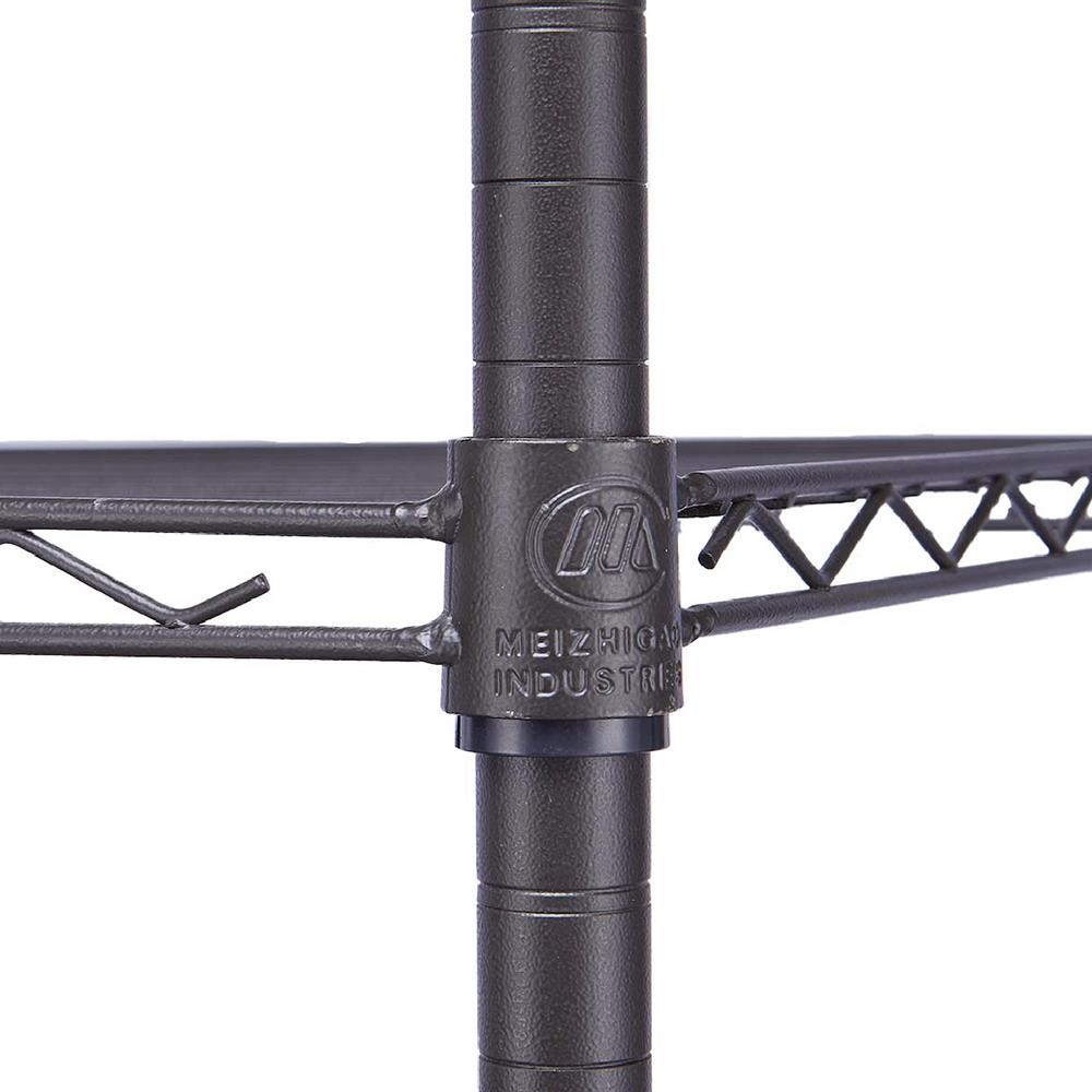 ชั้นวางของโล่ง 5 ชั้น MZG 401100180OBHT501 110 ซม. สีดำ