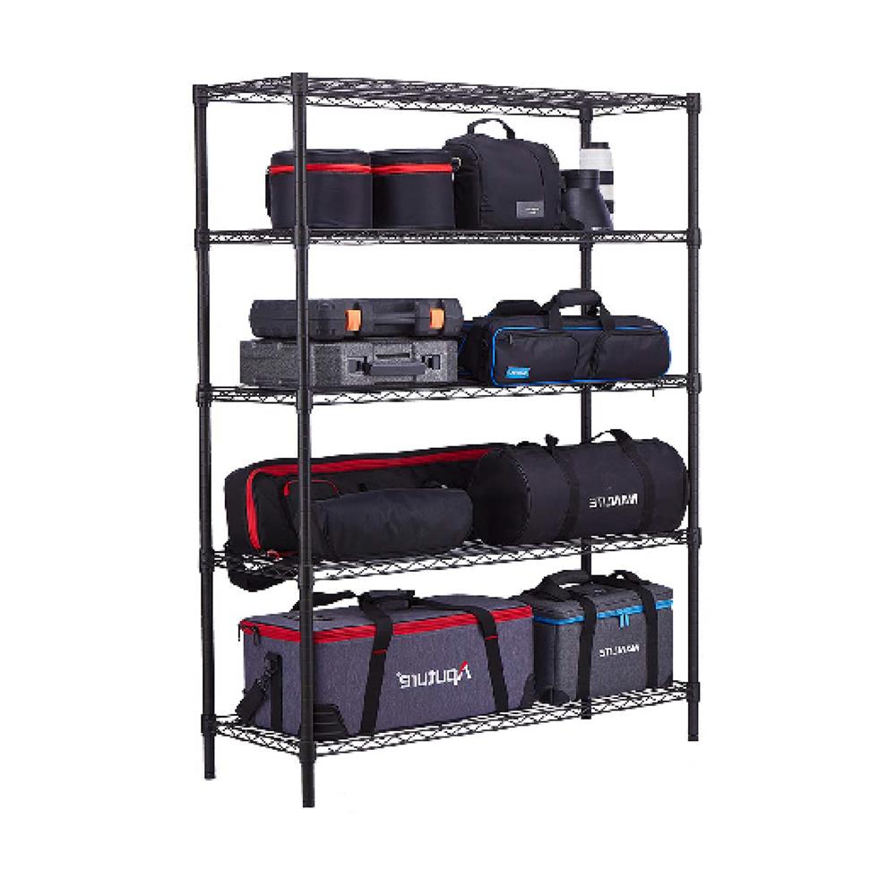 ชั้นวางของโล่ง 5 ชั้น MZG 401100180OBHT501 110 ซม. สีดำ