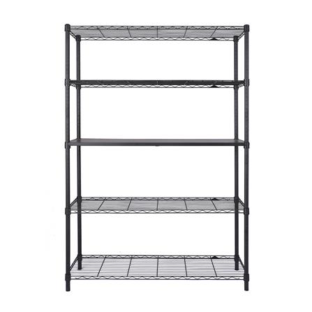 ชั้นวางของโล่ง 5 ชั้น MZG 401100180OBHT501 110 ซม. สีดำ